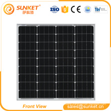 high quality solar material of solar panel frame mono 70watt solar panel korea